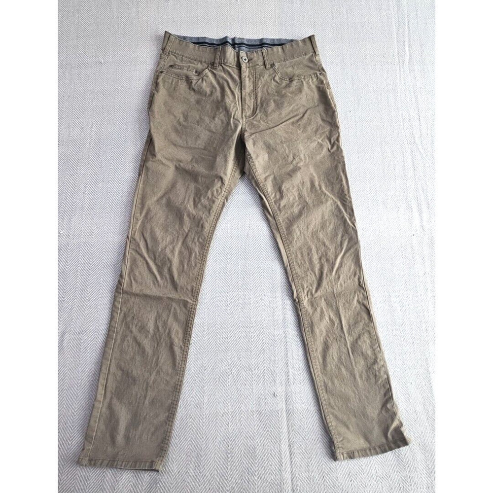Member's Mark Mason Chino Men's W34xL32 Green Stretch Style M721480 5 Pocket